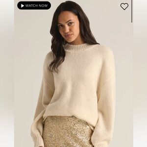 Z SUPPLY danica sweater in light oatmeal heather NWT - Size Small